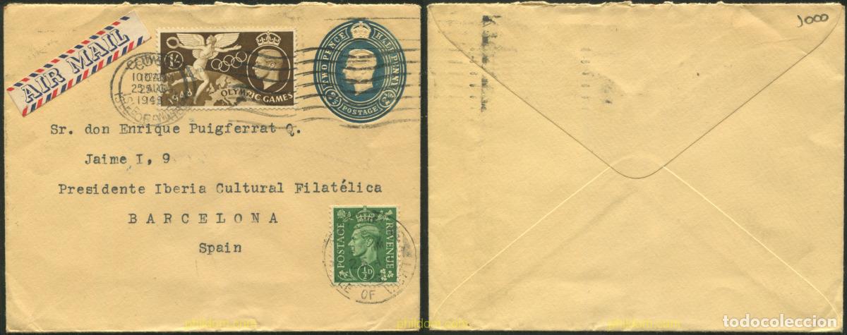 Sellos: 768460 USED GRAN BRETA&Ntilde;A 1948 14 JUEGOS OLIMPICOS VERANO LONDRES 1948
