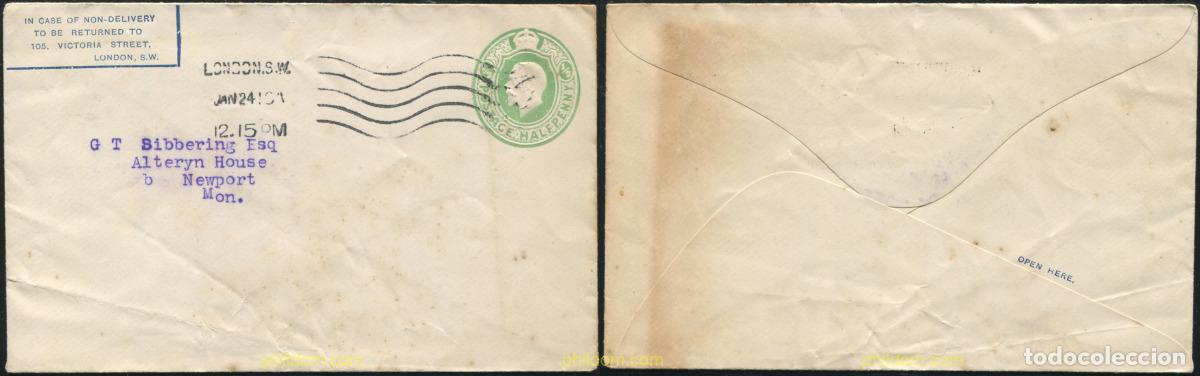 Sellos: 768358 USED GRAN BRETA&Ntilde;A 1911 ANIVERSARIO DE LA LLEGADA AL TRONO DE JORGE V