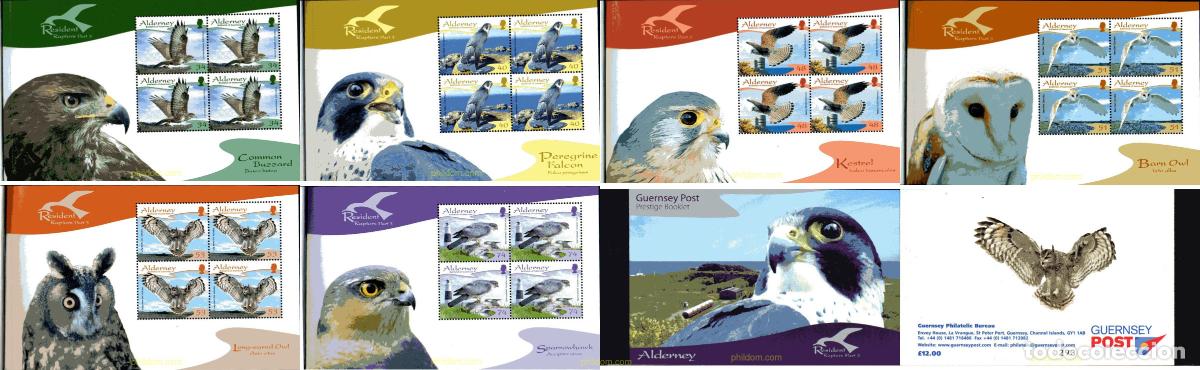 Sellos: 215563 MNH ALDERNEY 2008 AVES