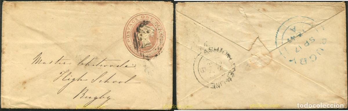 Sellos: 768284 USED GRAN BRETA&Ntilde;A 1850 REINA VICTORIA