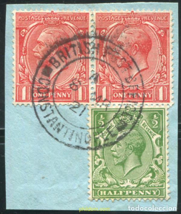 Sellos: 769794 USED GRAN BRETA&Ntilde;A 1912 ANIVERSARIO DE LA LLEGADA AL TRONO DE JORGE V