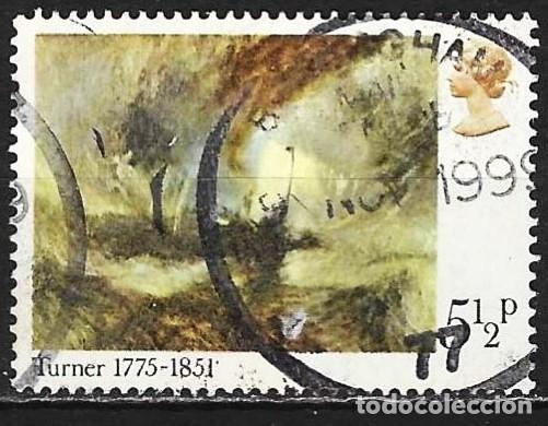 Sellos: Gran Breta&ntilde;a 1975 - Mi 670 - YT 748 - Pintura de William Turner