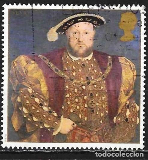 Sellos: Gran Breta&ntilde;a 1997 - Mi 1677 - YT 1935 - El rey Henri VIII