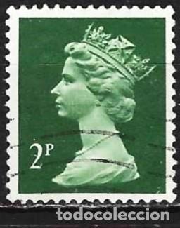 Sellos: Gran Breta&ntilde;a 1971 - Mi 564 C - YT 608 - Reina Isabel II