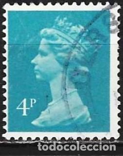 Sellos: Gran Breta&ntilde;a 1980 - Mi 826 aA - YT 900 - Reina Isabel II ( Dentado 13&frac34; x 14 &frac14; )