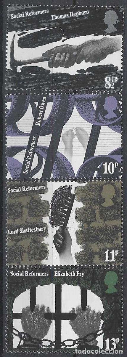 Sellos: GRAN BRETA&Ntilde;A 1976 - REFORMAS SOCIALES, S.COMPLETA - MNH**