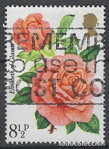 Sellos: GRAN BRETA&Ntilde;A 1976 - CENTENARIO DE LA REAL SOCIEDAD DE LA ROSA, &rdquo;ELIZABETH DE GLAMIS&rdquo; - USADO