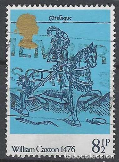 Stamps: GRAN BRETA&Ntilde;A 1976 - 5&ordm; CENT. IMPRESI&Oacute;N DEL PRIMER LIBRO EN G.B., CUENTOS DE CANTERBURY - USADO