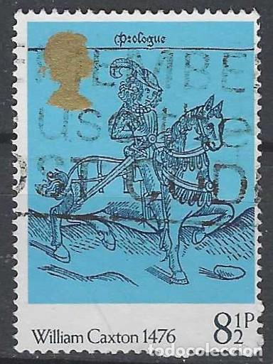 Stamps: GRAN BRETA&Ntilde;A 1976 - 5&ordm; CENT. IMPRESI&Oacute;N DEL PRIMER LIBRO EN G.B., CUENTOS DE CANTERBURY - USADO
