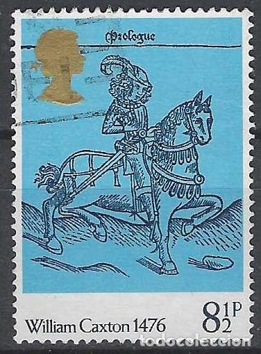Stamps: GRAN BRETA&Ntilde;A 1976 - 5&ordm; CENT. IMPRESI&Oacute;N DEL PRIMER LIBRO EN G.B., CUENTOS DE CANTERBURY - USADO