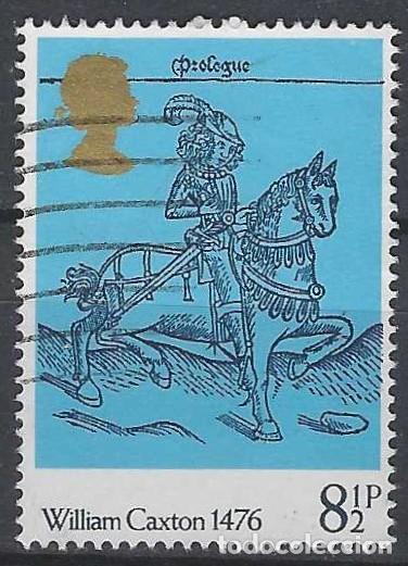 Stamps: GRAN BRETA&Ntilde;A 1976 - 5&ordm; CENT. IMPRESI&Oacute;N DEL PRIMER LIBRO EN G.B., CUENTOS DE CANTERBURY - USADO