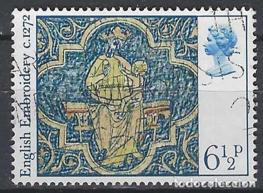 Selos: GRAN BRETA&Ntilde;A 1976 - NAVIDAD, TAPICER&Iacute;AS MEDIEVALES, V&Iacute;RGEN Y NI&Ntilde;O - USADO