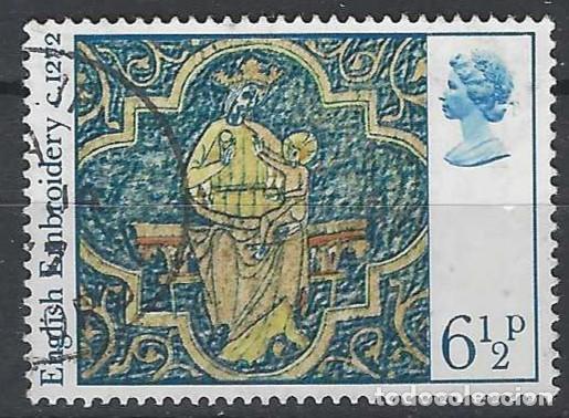 Selos: GRAN BRETA&Ntilde;A 1976 - NAVIDAD, TAPICER&Iacute;AS MEDIEVALES, V&Iacute;RGEN Y NI&Ntilde;O - USADO
