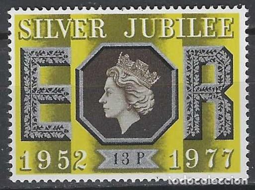Sellos: GRAN BRETA&Ntilde;A 1977 - 25&ordm; ANIV. DEL REINADO DE ISABEL II, 13P - MNH**
