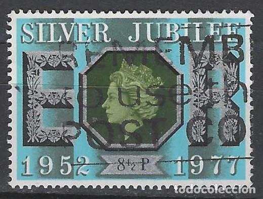 Sellos: GRAN BRETA&Ntilde;A 1977 - 25&ordm; ANIV. DEL REINADO DE ISABEL II, 8&frac12;P - USADO