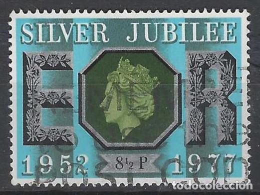 Sellos: GRAN BRETA&Ntilde;A 1977 - 25&ordm; ANIV. DEL REINADO DE ISABEL II, 8&frac12;P - USADO