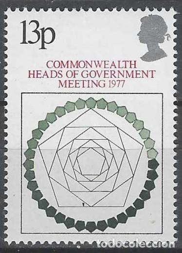 Sellos: GRAN BRETA&Ntilde;A 1977 - CONFERENCIA DE LOS ESTADOS DE LA COMMONWEALTH - MNH**