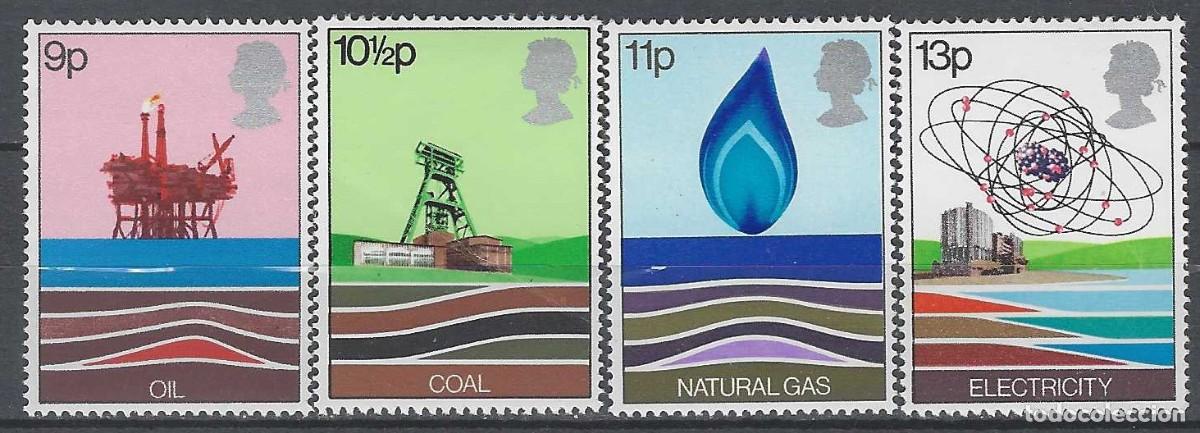 Sellos: GRAN BRETA&Ntilde;A 1978 - RECURSOS ENERG&Eacute;TICOS, S.COMPLETA - MNH**