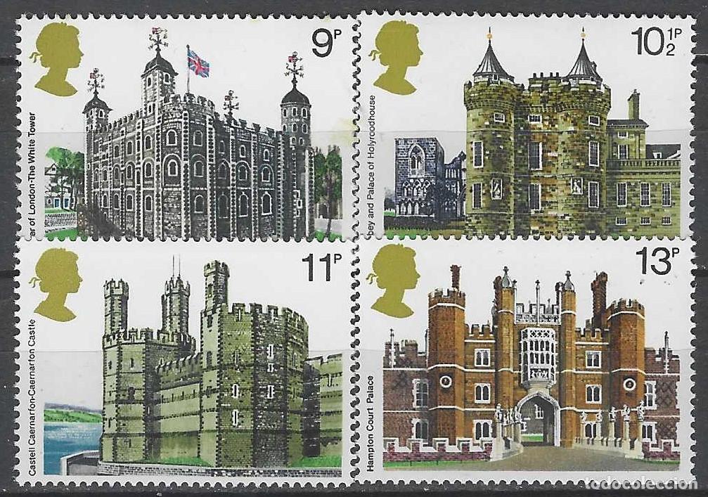 Sellos: GRAN BRETA&Ntilde;A 1978 - CASTILLOS Y PALACIOS, S.COMPLETA - MNH**