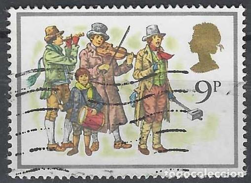 Sellos: GRAN BRETA&Ntilde;A 1978 - NAVIDAD, VILLANCICOS, CANTORES SIGLO 19 - USADO