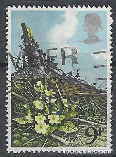 Sellos: GRAN BRETA&Ntilde;A 1979 - FLORA SILVESTRE, PRIMAVERAS - USADO
