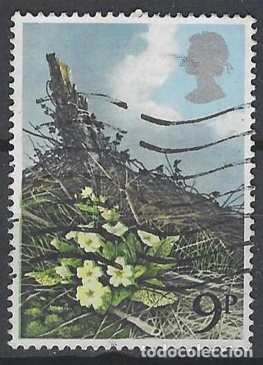 Sellos: GRAN BRETA&Ntilde;A 1979 - FLORA SILVESTRE, PRIMAVERAS - USADO