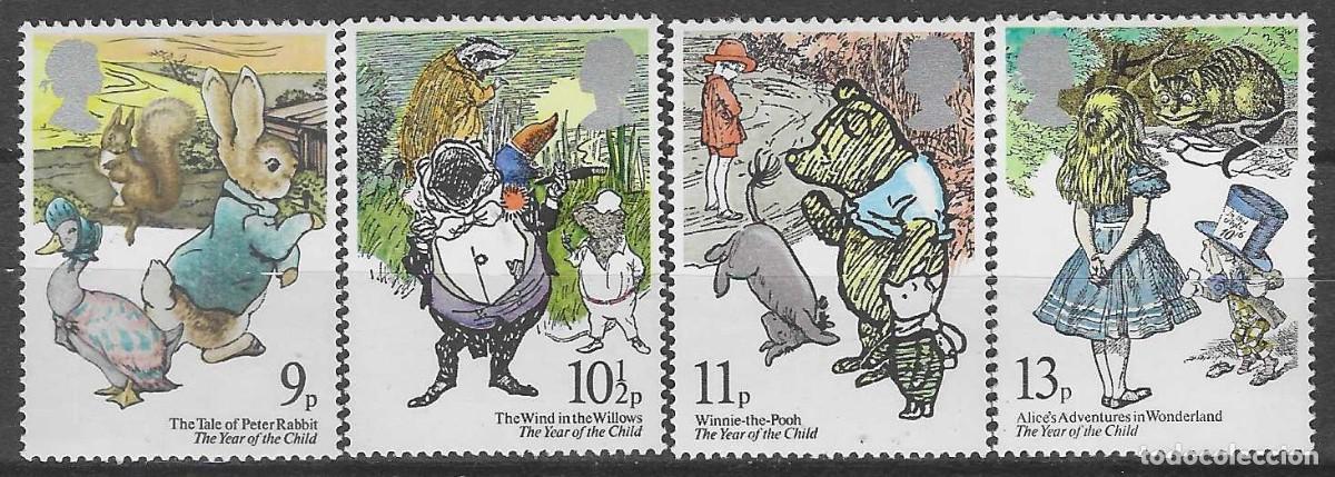 Sellos: GRAN BRETA&Ntilde;A 1979 - A&Ntilde;O INTERNACIONAL DEL NI&Ntilde;O, CUENTOS INFANTILES, S.COMPLETA - MNH**