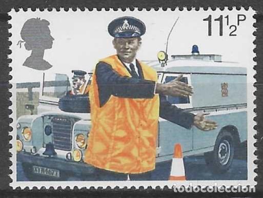 Sellos: GRAN BRETA&Ntilde;A 1979 - 150&ordm; ANIV. DE LA POLIC&Iacute;A METROPOLITANA, GUARDIA DE TR&Aacute;FICO - MNH**