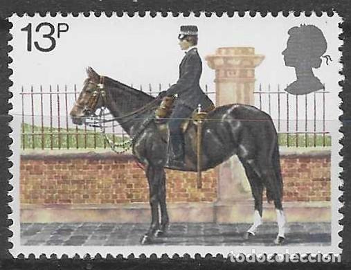Sellos: GRAN BRETA&Ntilde;A 1979 - 150&ordm; ANIV. DE LA POLIC&Iacute;A METROPOLITANA, POLIC&Iacute;A MONTADA - MNH**