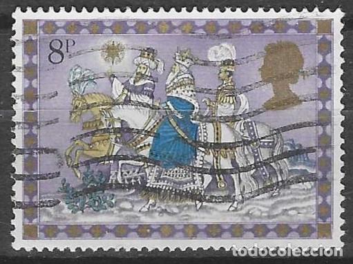 Sellos: GRAN BRETA&Ntilde;A 1979 - NAVIDAD, LOS REYES MAGOS - USADO