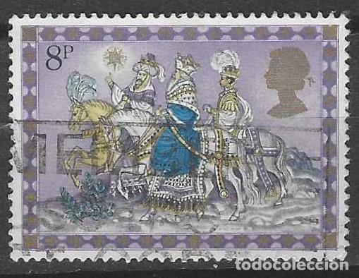 Sellos: GRAN BRETA&Ntilde;A 1979 - NAVIDAD, LOS REYES MAGOS - USADO