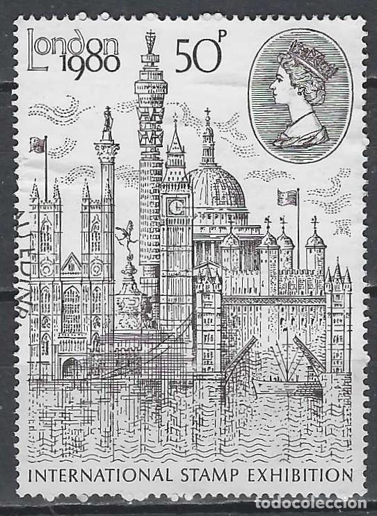 Sellos: GRAN BRETA&Ntilde;A 1980 - EXPOSICI&Oacute;N MUNDIAL DE FILATELIA &rdquo;LONDON 1980&rdquo;, PERPECTIVA DE LONDRES - USADO