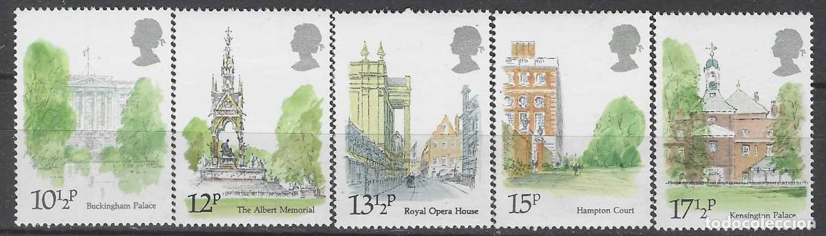 Sellos: GRAN BRETA&Ntilde;A 1980 - MONUMENTOS DE LONDRES, S.COMPLETA - MNH**