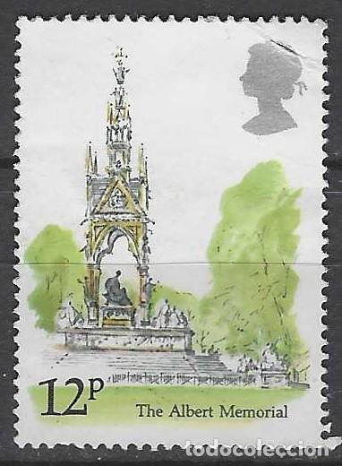 Sellos: GRAN BRETA&Ntilde;A 1980 - MONUMENTOS DE LONDRES, ALBERT MEMORIAL - MSG