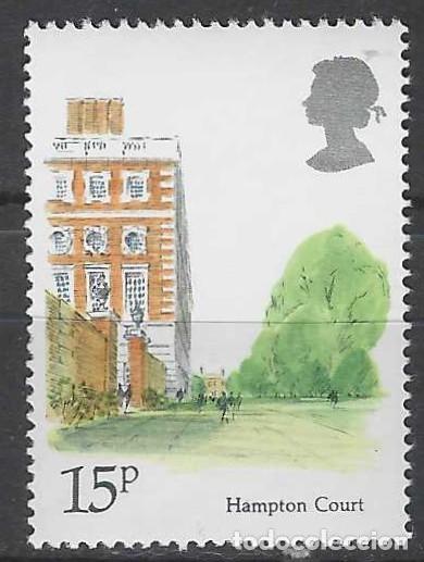 Sellos: GRAN BRETA&Ntilde;A 1980 - MONUMENTOS DE LONDRES, HAMPTON COURT - MNH**