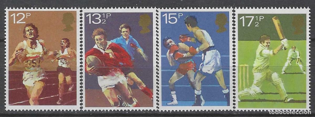 Sellos: GRAN BRETA&Ntilde;A 1980 - CENTENARIO DE INSTITUCIONES DEPORTIVAS NACIONALES, S.COMPLETA - MNH**