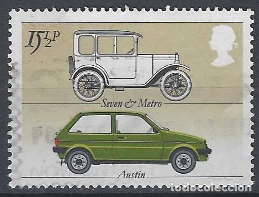 Sellos: GRAN BRETA&Ntilde;A 1982 - AUTOM&Oacute;VILES, AUSTIN & &rdquo;AUSTIN SEVEN Y METRO&rdquo; - USADO
