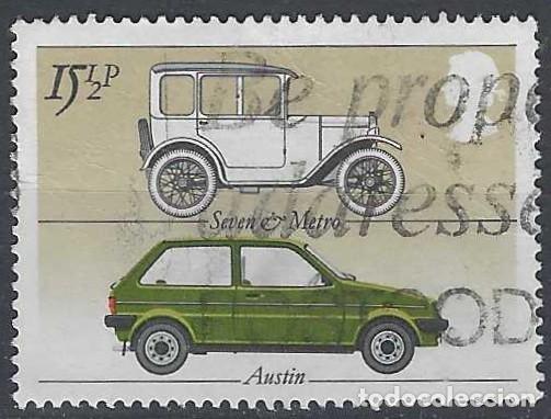 Sellos: GRAN BRETA&Ntilde;A 1982 - AUTOM&Oacute;VILES, AUSTIN & &rdquo;AUSTIN SEVEN Y METRO&rdquo; - USADO
