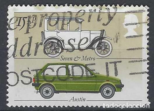 Sellos: GRAN BRETA&Ntilde;A 1982 - AUTOM&Oacute;VILES, AUSTIN & &rdquo;AUSTIN SEVEN Y METRO&rdquo; - USADO