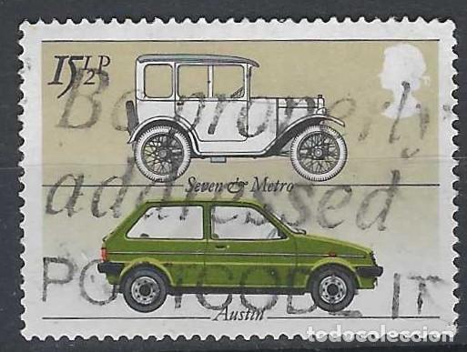 Sellos: GRAN BRETA&Ntilde;A 1982 - AUTOM&Oacute;VILES, AUSTIN & &rdquo;AUSTIN SEVEN Y METRO&rdquo; - USADO