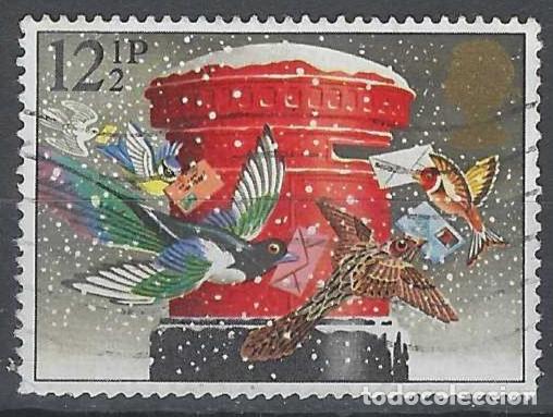 Sellos: GRAN BRETA&Ntilde;A 1983 - NAVIDAD, BUZ&Oacute;N - USADO