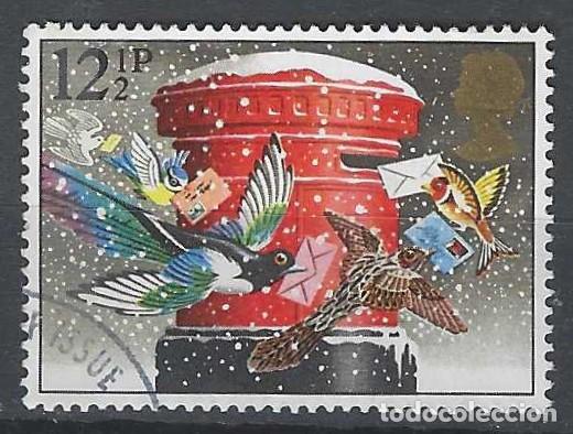 Sellos: GRAN BRETA&Ntilde;A 1983 - NAVIDAD, BUZ&Oacute;N - USADO