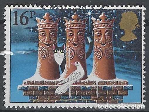 Sellos: GRAN BRETA&Ntilde;A 1983 - NAVIDAD, LOS TRES REYES MAGOS - USADO