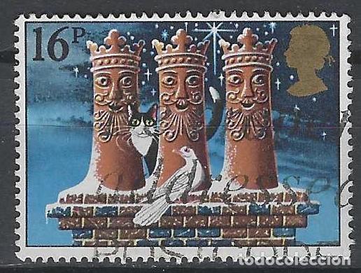 Sellos: GRAN BRETA&Ntilde;A 1983 - NAVIDAD, LOS TRES REYES MAGOS - USADO