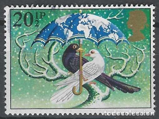 Sellos: GRAN BRETA&Ntilde;A 1983 - NAVIDAD, PAZ EN EL MUNDO - USADO