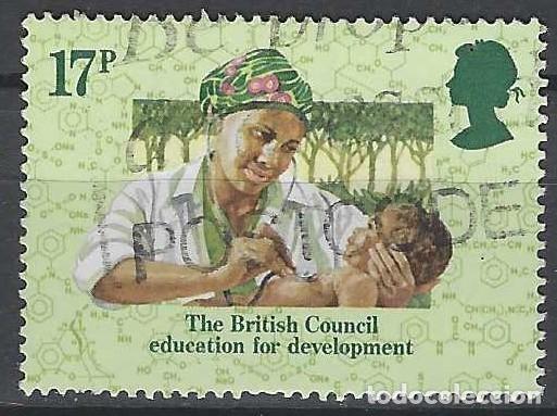 Sellos: GRAN BRETA&Ntilde;A 1984 - CENTENARIO DE LA SOC. BEN&Eacute;FICA &rdquo;BRITISH COUNCIL&rdquo;, EDUACI&Oacute;N - USADO