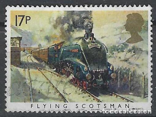 Selos: GRAN BRETA&Ntilde;A 1985 - 150&ordm; ANIV. DE LOS TRENES BRIT&Aacute;NICOS, &rdquo;FLYING SCOTSMAN&rdquo; - USADO