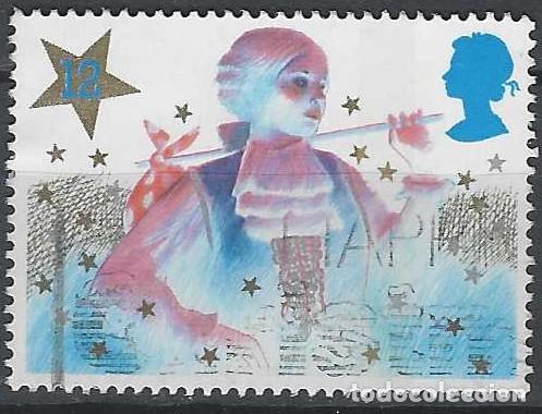 Sellos: GRAN BRETA&Ntilde;A 1985 - NAVIDAD, EL NI&Ntilde;O PRINCIPAL - USADO