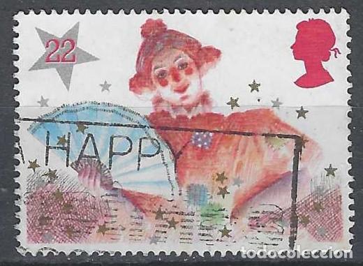 Sellos: GRAN BRETA&Ntilde;A 1985 - NAVIDAD, LA GRAN DAMA - USADO