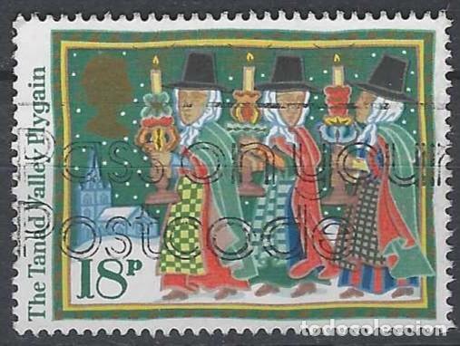 Sellos: GRAN BRETA&Ntilde;A 1986 - NAVIDAD, FOLKLORE, THE TANAD VALLEY PLYGAIN - USADO